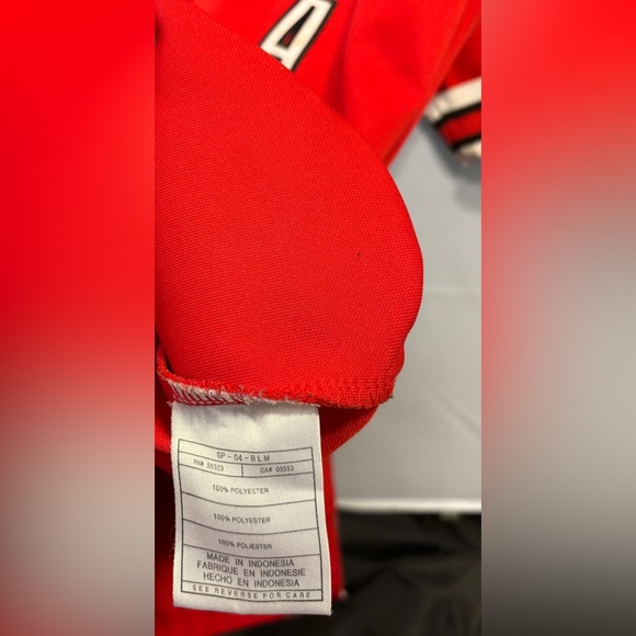 Nike NBA Chicago Bulls Red Windy City Game Warm-Up Shooting Jacket Size 4XL - Picture 9 of 9